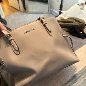 Michael Kors Taupe Tote Bag